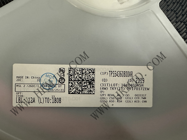 （分銷TI）電源IC TPS54360BDDAR 60V 輸入、3.5A 降壓直流/直流轉(zhuǎn)換器