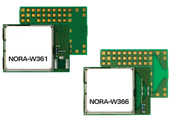 u-blox發(fā)布新款雙頻Wi-Fi藍牙LE模塊：NORA-W361-00B、NORA-W366-00B