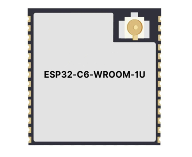 功能強(qiáng)大的ESP32-C6-WROOM-1U-N8 通用型Wi-Fi、IEEE 802.15.4和藍(lán)牙LE模塊