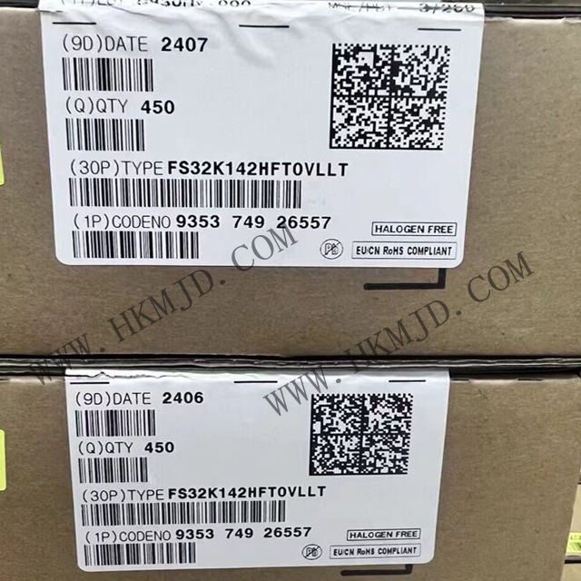 供應汽車微控制器 FS32K142HFT0VLLT 基于32位Arm? Cortex?-M4F和Cortex-M0+內核