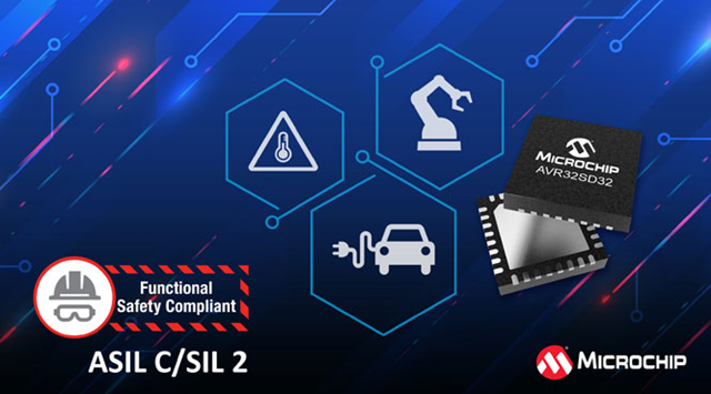 Microchip正式推出AVR SD系列入門級單片機（MCU），降低安全型應用的系統(tǒng)成本和復雜性
