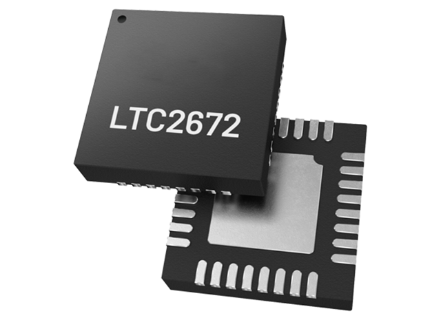 【ADI】LTC2672HUH-12 | 12-bit | 具有內(nèi)部基準的五通道SPI電流輸出DAC