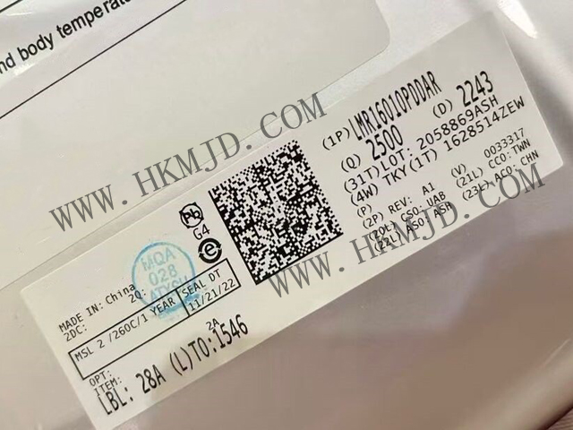 LMR16010PDDAR(TI): SIMPLE SWITCHER? 60V、1A 降壓轉換器（IQ 為 40μA）