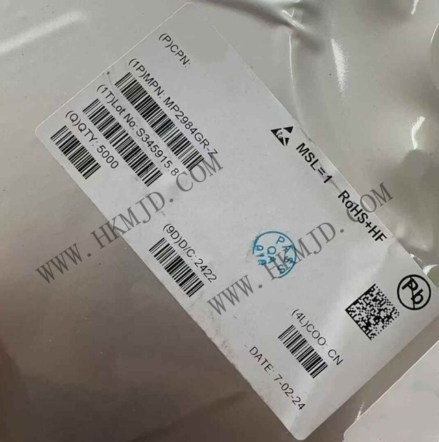 [供應] MP2984GR (MPS) 36V，四開關同步降壓-升壓型控制器